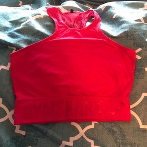 Hot Prink Gymshark Sports Bra/Crop Top